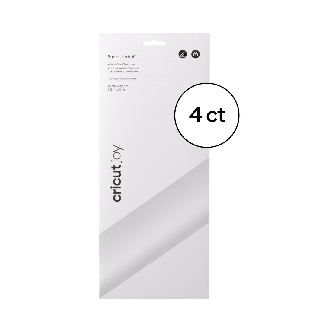 Cricut Joy™ Smart Label™ Beschreibbares Vinyl – Permanent, Weiß | White